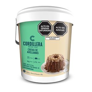 Crema de Avellandas Cordillera 4.5kg