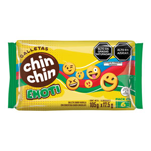 Galleta Chin Chin Emoti Six Pack