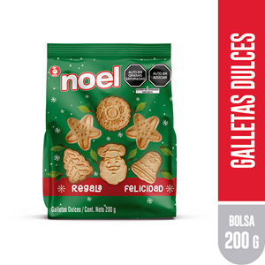 Galleta Navidad Noel Bolsa 200gr